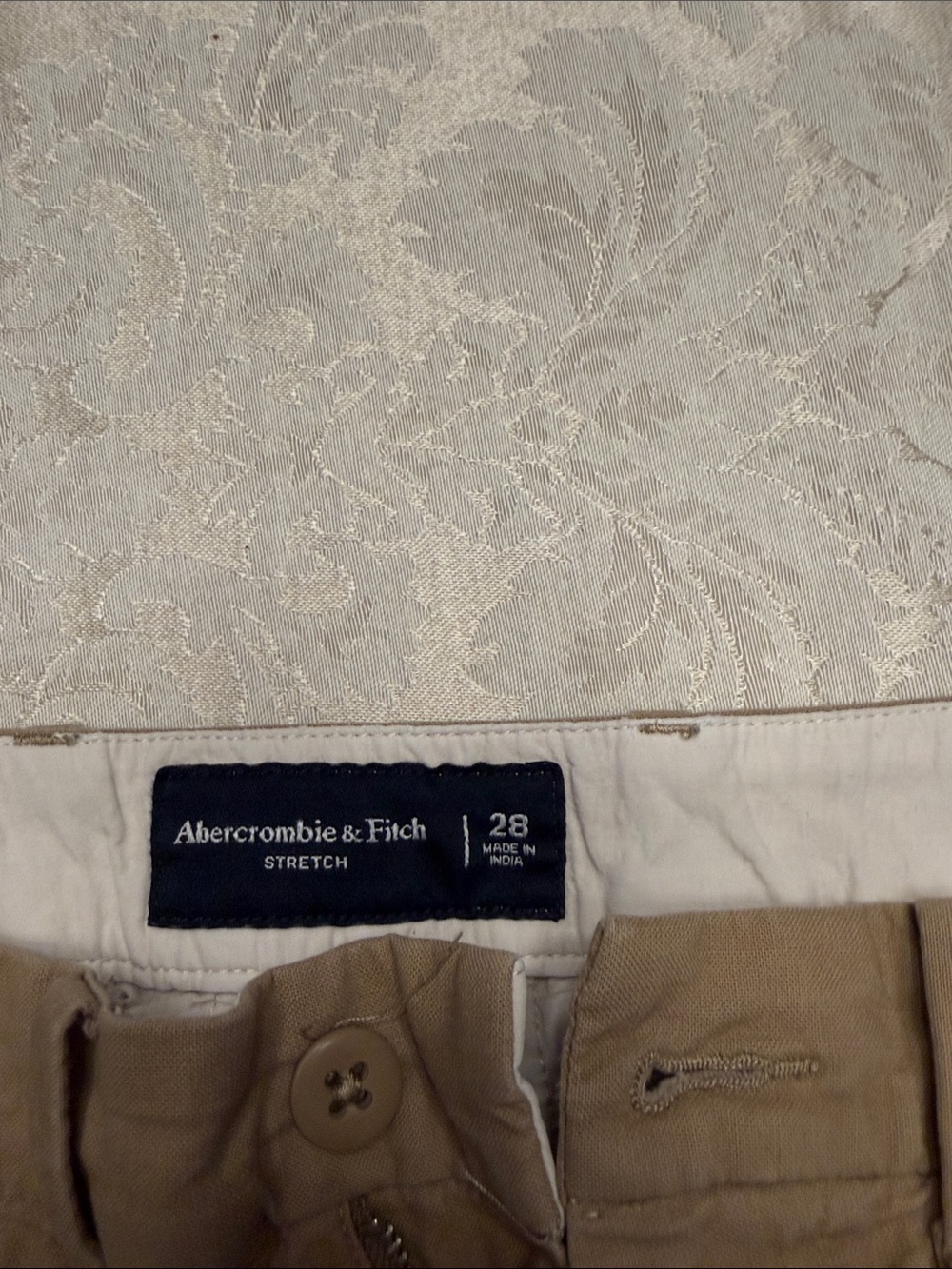 Abercrombie & Fitch Men’s Stretch Chinos - Tan